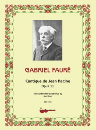 Book cover for Cantique de Jean Racine Op. 11