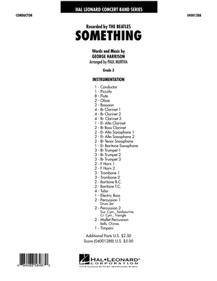 Something - Full Score