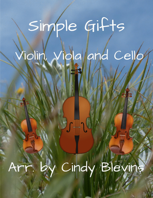 Book cover for Simple Gifts, for Violin, Viola and Cello