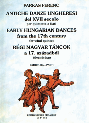Book cover for Early Hungarian Dances