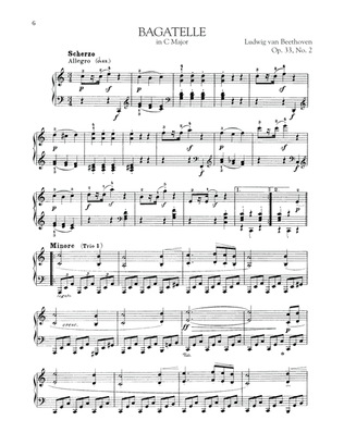 Bagatelle In C Major, Op. 33, No. 2