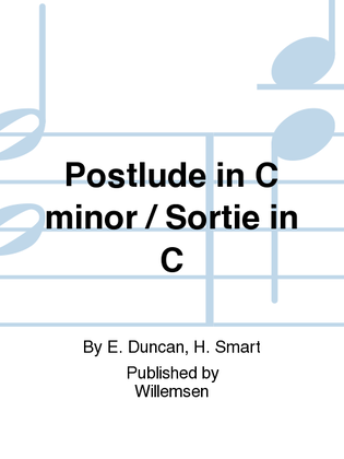 Book cover for Postlude in C minor / Sortie in C