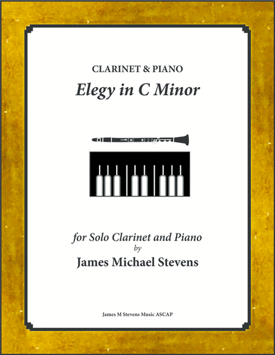 Elegy in C Minor - Reflective Clarinet & Piano image number null