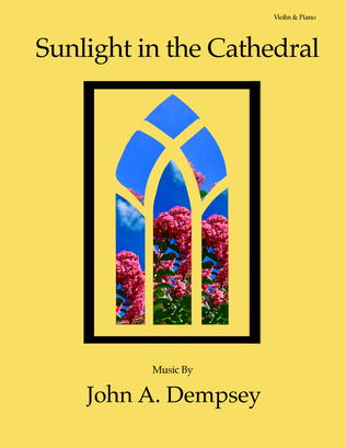 Book cover for Sunlight in the Cathedral (Violin and Piano)