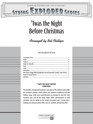 'Twas the Night Before Christmas: Score