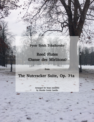 Book cover for Tchaikovsky - Reed Flutes (The Nutcracker) for brass ensemble