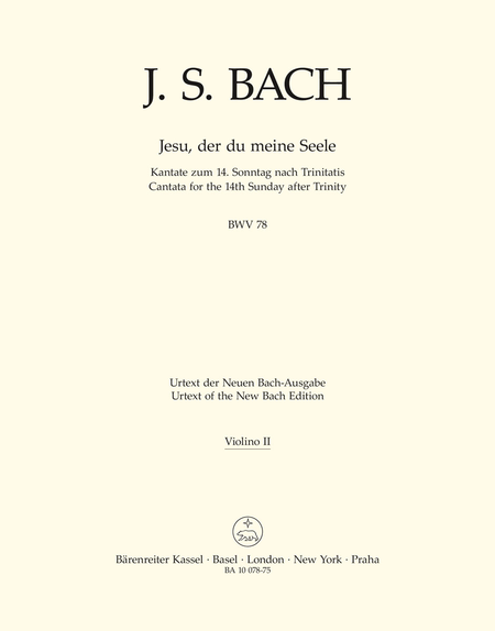 Jesu, by Thy Cross and Passion, BWV 78