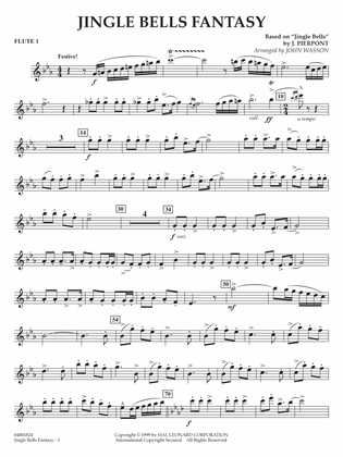 Jingle Bells Fantasy (arr. John Wasson) - Flute 1