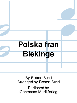 Book cover for Polska fran Blekinge