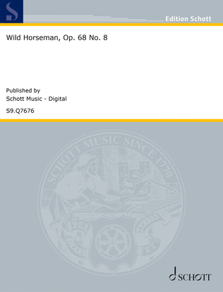 Book cover for Wild Horseman, Op. 68 No. 8