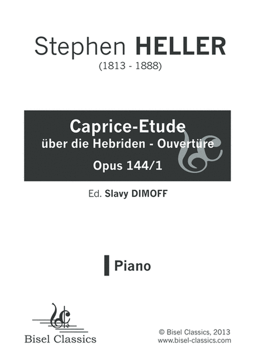 Caprice Etude uber die Hebriden Ouverture, Opus 144-1
