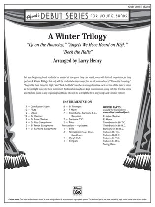 Book cover for A Winter Trilogy: Score