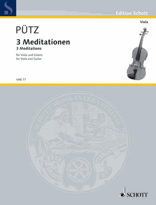 Book cover for 3 Meditations