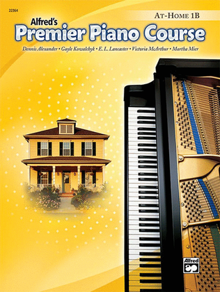 Book cover for Premier Piano Course At-Home Book, Book 1B