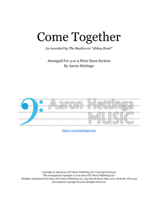 Book cover for Come Together