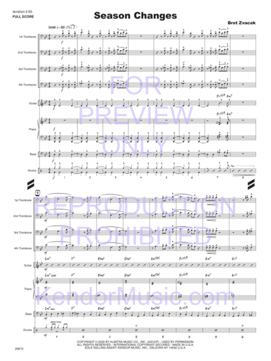 Trombone Section Workout with MP3s (6 pieces to develop the jazz ensemble section) image number null