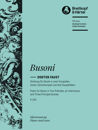 Book cover for Doktor Faust K 303
