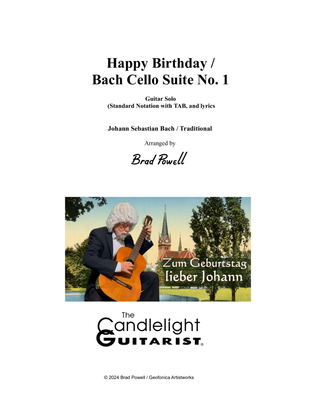 Happy Birthday / Bach's Cello Suite No. 1 Prelude