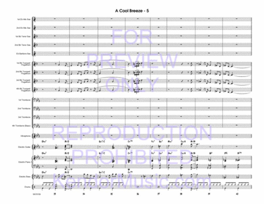 Cool Breeze, A (Full Score)