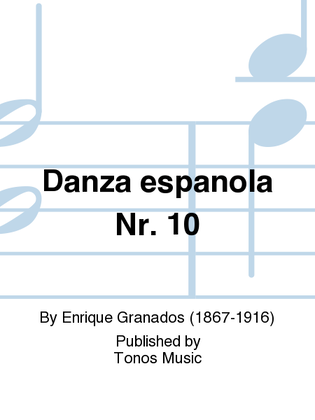 Book cover for Danza espanola Nr. 10