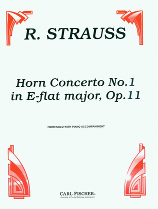 Book cover for Horn Concerto No. 1 in E-Flat Major, Op. 11