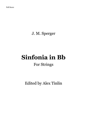 Sinfonia in Bb