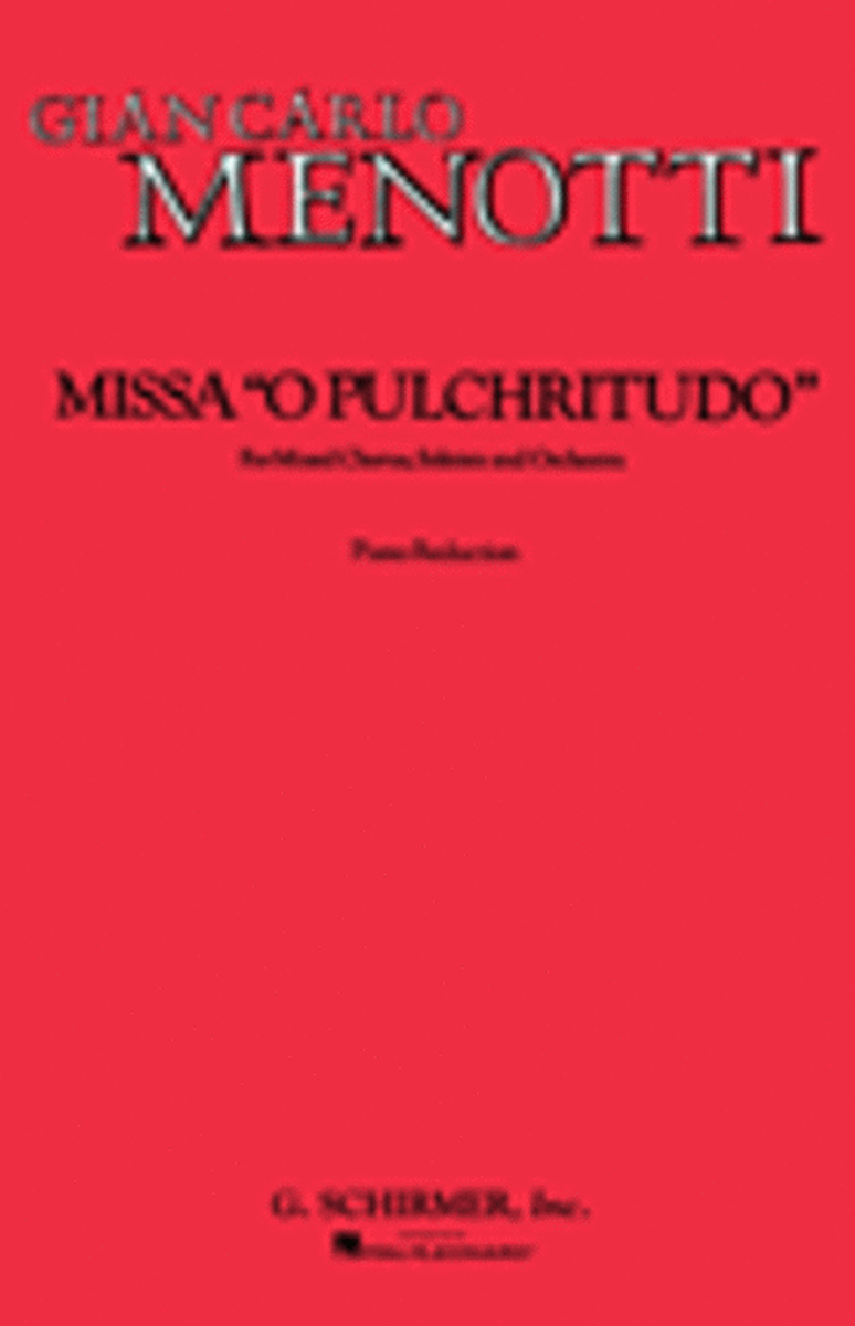 Missa O Pulchritudo