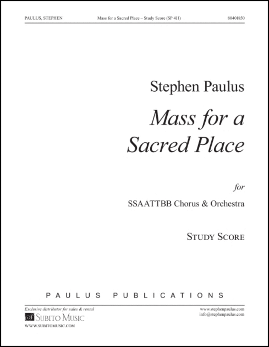 Mass for a Sacred Place