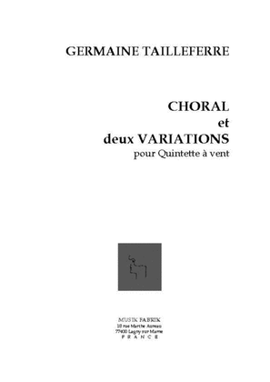 Book cover for Choral et 2 Variations