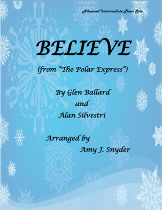 Book cover for Believe