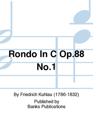 Book cover for Rondo In C Op.88 No.1