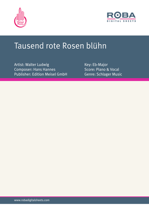 Book cover for Tausend rote Rosen bluhn