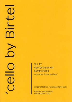 Book cover for Summertime für vier Violoncelli -aus "Porgy and Bess"-