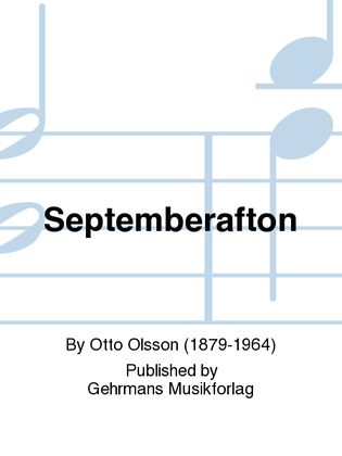 Book cover for Septemberafton