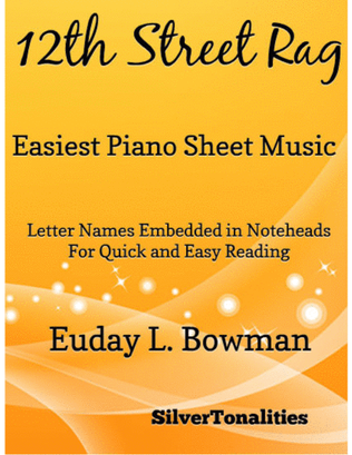 Book cover for 12th Street Rag Easiest Piano Sheet Music