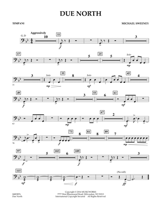 Due North - Timpani