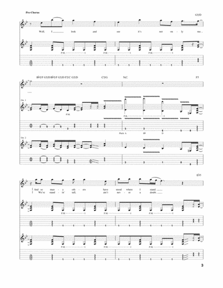 Youth Gone Wild by Skid Row Electric Guitar - Digital Sheet Music