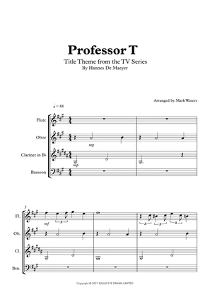 Book cover for Professor T Uk (titles) - Score Only