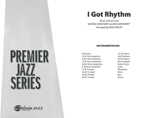 Book cover for I Got Rhythm: Score