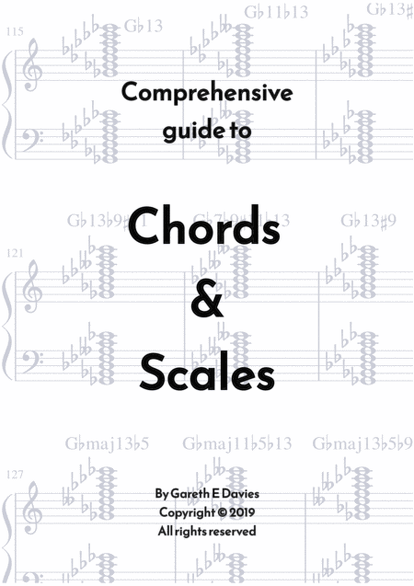 Comprehensice guide to Chords & Scales - Chord and Scale Manual