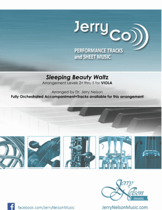 Book cover for Sleeping Beauty Waltz (Arrangements Level 2+ thru 5 for VIOLA + Written Acc)