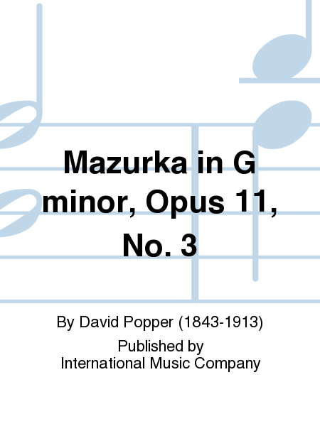 Mazurka in G minor, Op. 11 No. 3