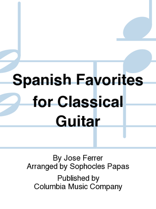 Book cover for Spanish Favorites for Classical Guitar
