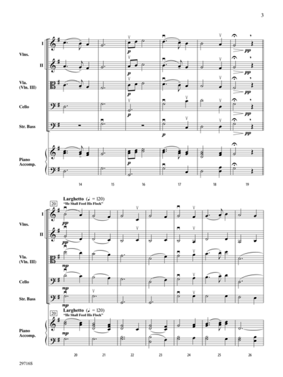 Themes from Handel's Messiah (score only) image number null