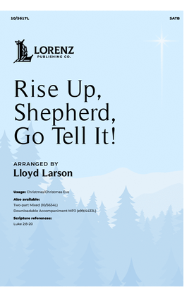 Book cover for Rise Up, Shepherd, Go Tell It!