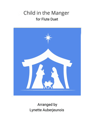 Book cover for Child in the Manger - Flute Duet
