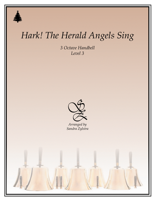 Book cover for Hark! The Herald Angels Sing (3 octave handbells)
