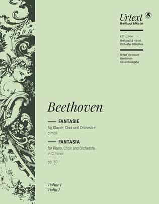 Book cover for Choral Fantasia in C minor Op. 80