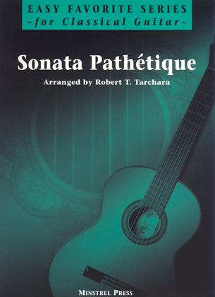 Book cover for Sonata Pathetique for Easy Guitar