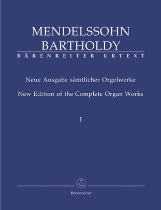 Book cover for Neue Ausgabe sämtlicher Orgelwerke, Band I und II